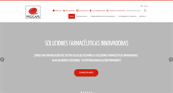 Desktop Screenshot of procapslaboratorios.com